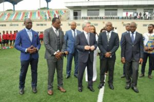 Visita presidente atlético madrid